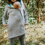 LennyLamb Hoodie Grey melange/Peacock´s Tail S
