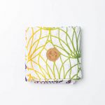 Bambusest musliinruut Rainbow Lotus White 70x70cm