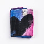 Bambusest musliinruut Lovka Pink Violet 70x70cm