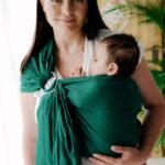Rõngaslina LittleFrog Pure Linen Pine, linane